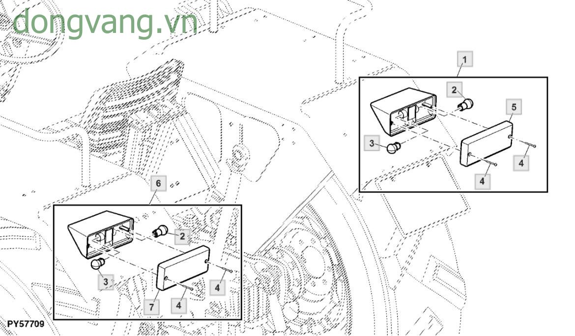 Fender Tail Lamp , 2100 RPM (014833 - ) - ST804157